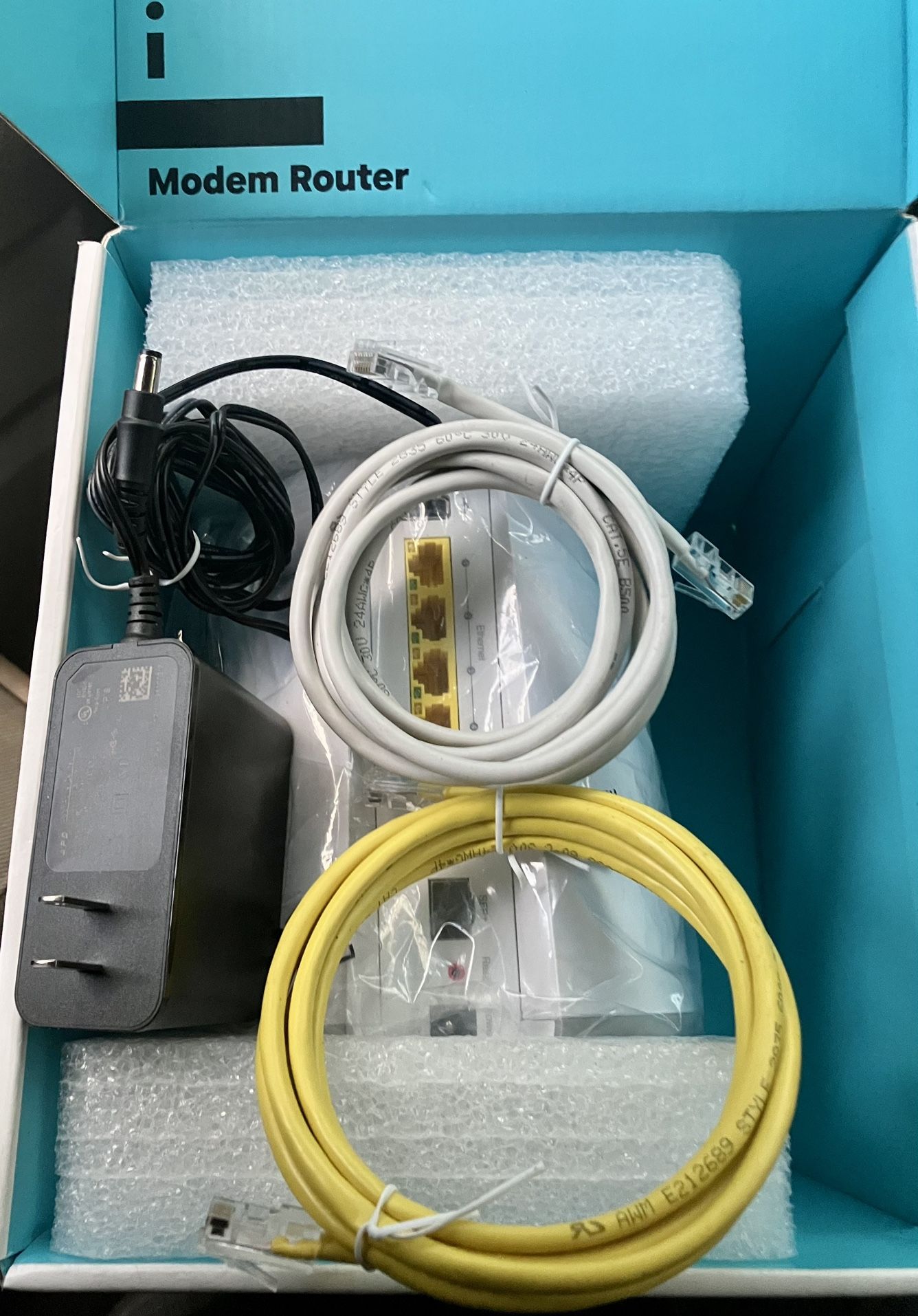 CenturyLink C4000XG Gigabit Fiber Modem WiFi Router With Power Supply Greenwave