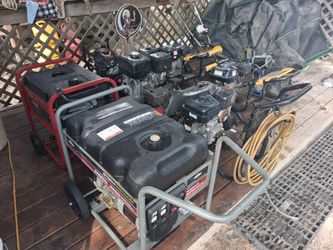 Generators/ gas high-pressure washers and others for parts or fixing