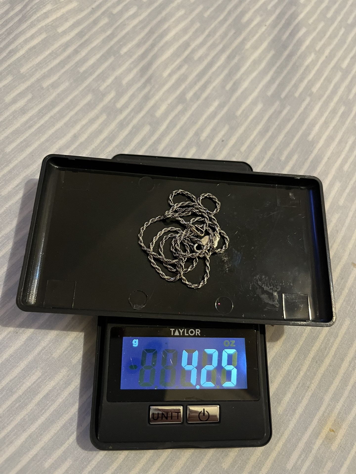 Sterling Silver Rope Chain