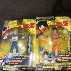 Dragon Ball Z DBZ Mystic Gohan and Goku in Battle Armor Series 15 Jakks Pacific