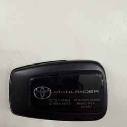Toyota Highlander Key 