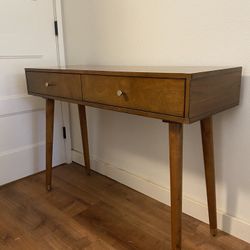 MCM style console table 