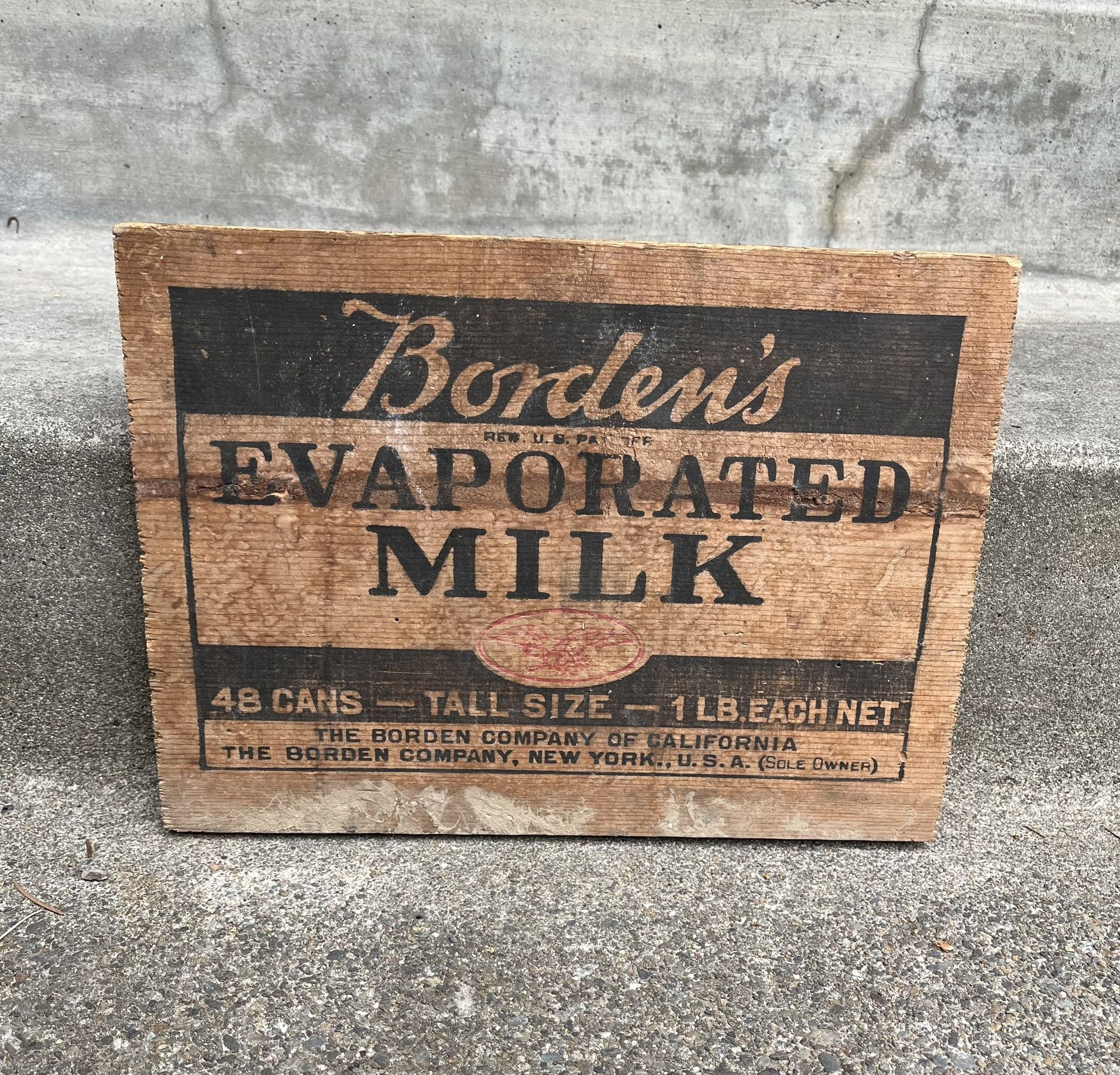 1920s Borden Milk Sign