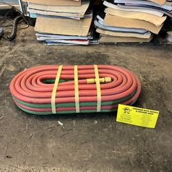 Victor Oxy/Acetylene 1/4 Inch Hose Grade T.  25’