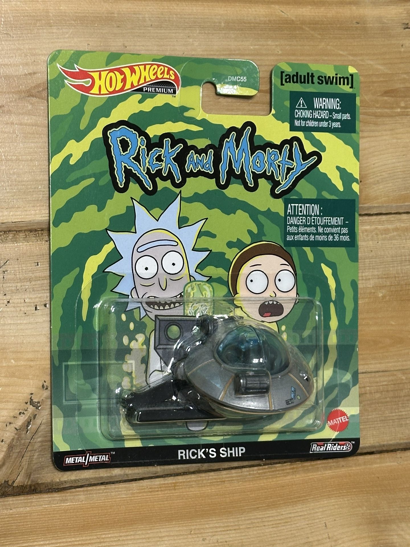 Hot Wheels Real Riders Premium Rick and Morty Rick's Ship 2020 MOC