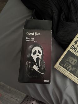 Ghost face scream, light up decor