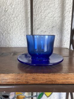 Vintage Cobalt Condiment Dish