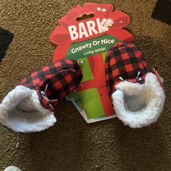 New BARK  Dog Slippers  Great For “photo Op”