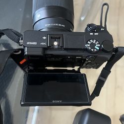 Professional Camera Sony A6400 4k 