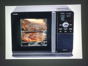 GE Profile Smart Indoor Pellet Smoker Active Smoke Filtration WiFi Connected Countertop