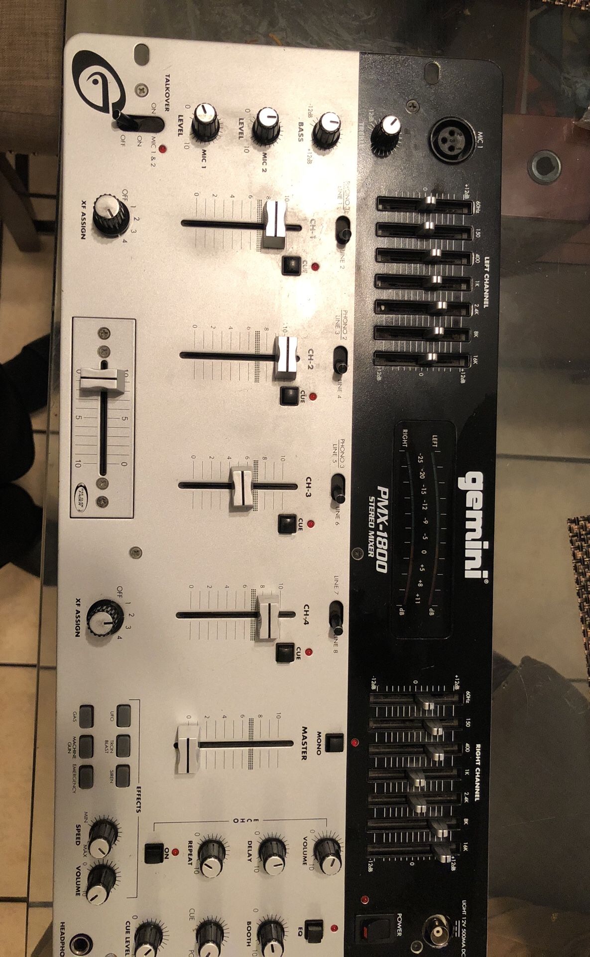 Gemini PMX 1800 STEREO MIXER
