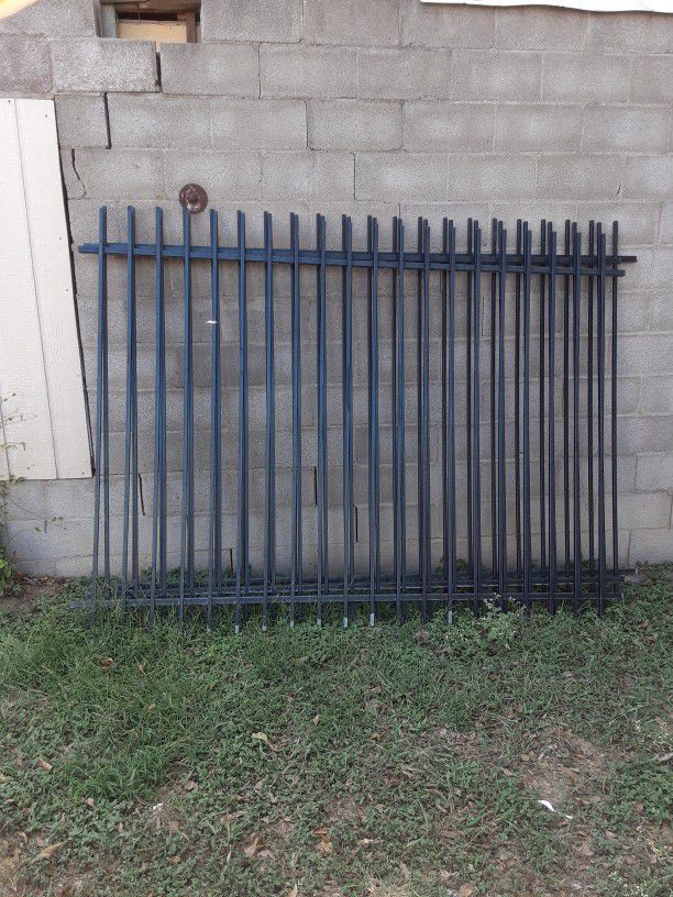 Iron Fence Panels 6x8