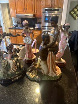 Black figurines