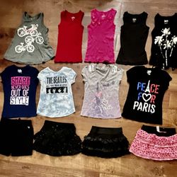 Justice Girl Youth Summer Bundle 13 Items Sz 7