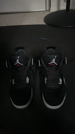 Jordan 4 Black Canvas