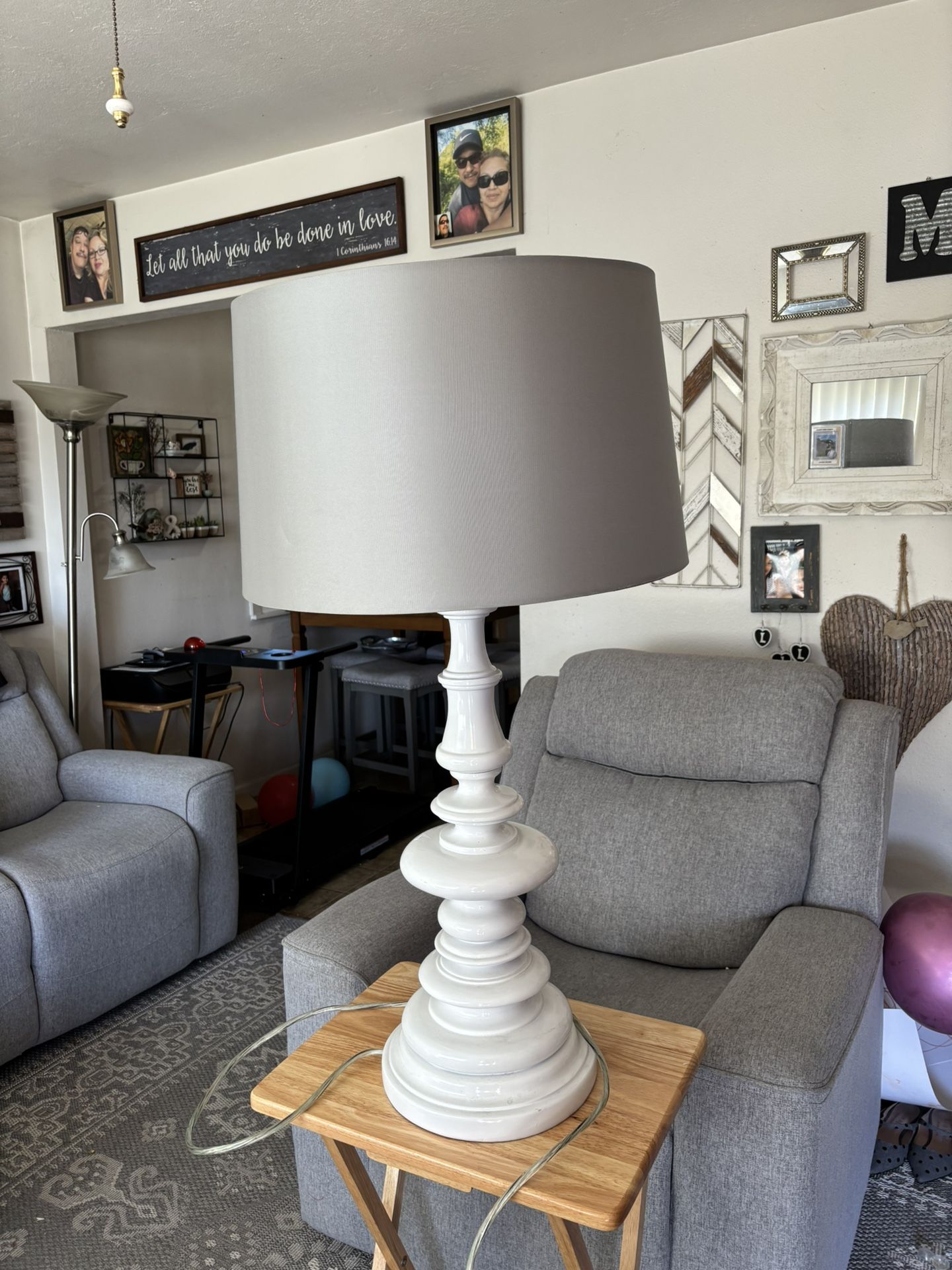 Large Lamp 29 3/4 Height