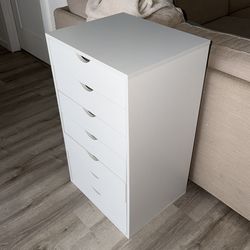 Modern White 7-Drawer Drawer Unit – Bedroom/Office Storage