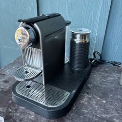 Nespresso Citiz Milk C120 Coffee Machine Top Milk Frothierd Tape Residue