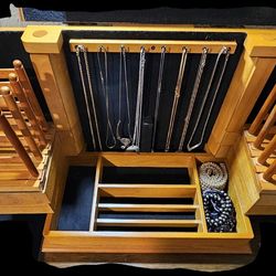 Jewelry Box  Height 11 Inches Length 15 Inches Width  9 Inches