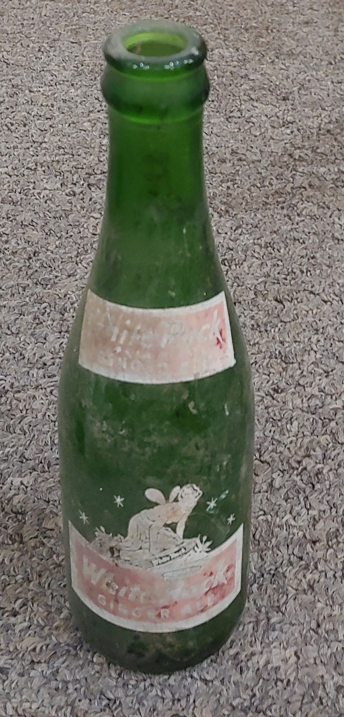 Antique White Rock Bottle