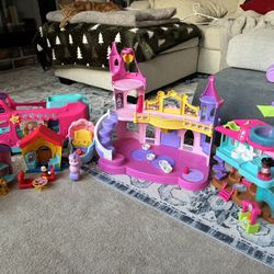 Little People Disney And Barbie Lot