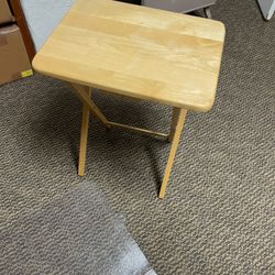 Small Folding Table – Solid Wood