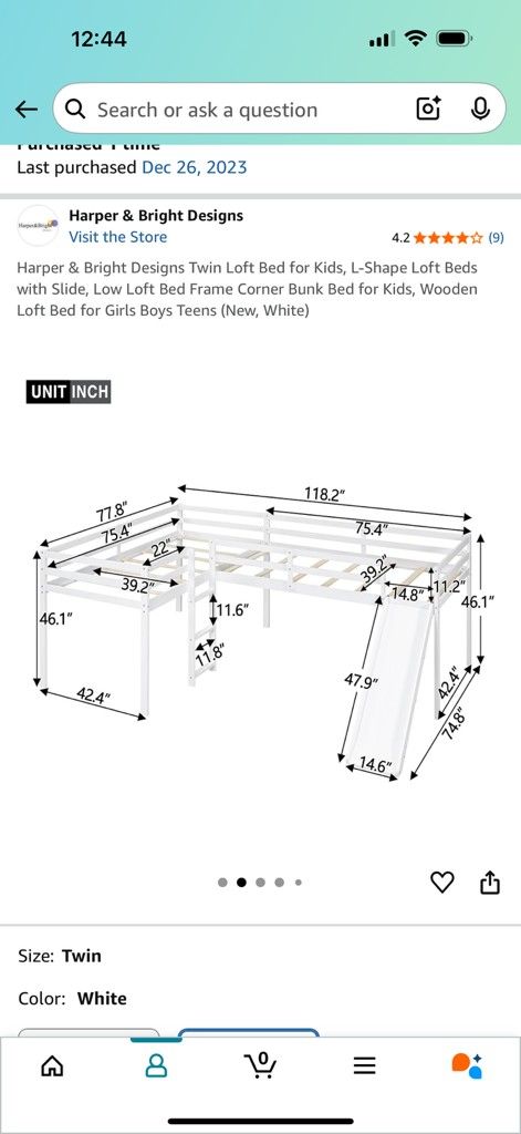 Twin Size L Shaped Loft Beds