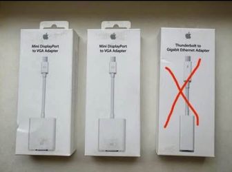 Unused Apple adaptors