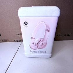 Beats Solo 4 Wireless Bluetooth On-Ear Headphones,  Metallic Pink