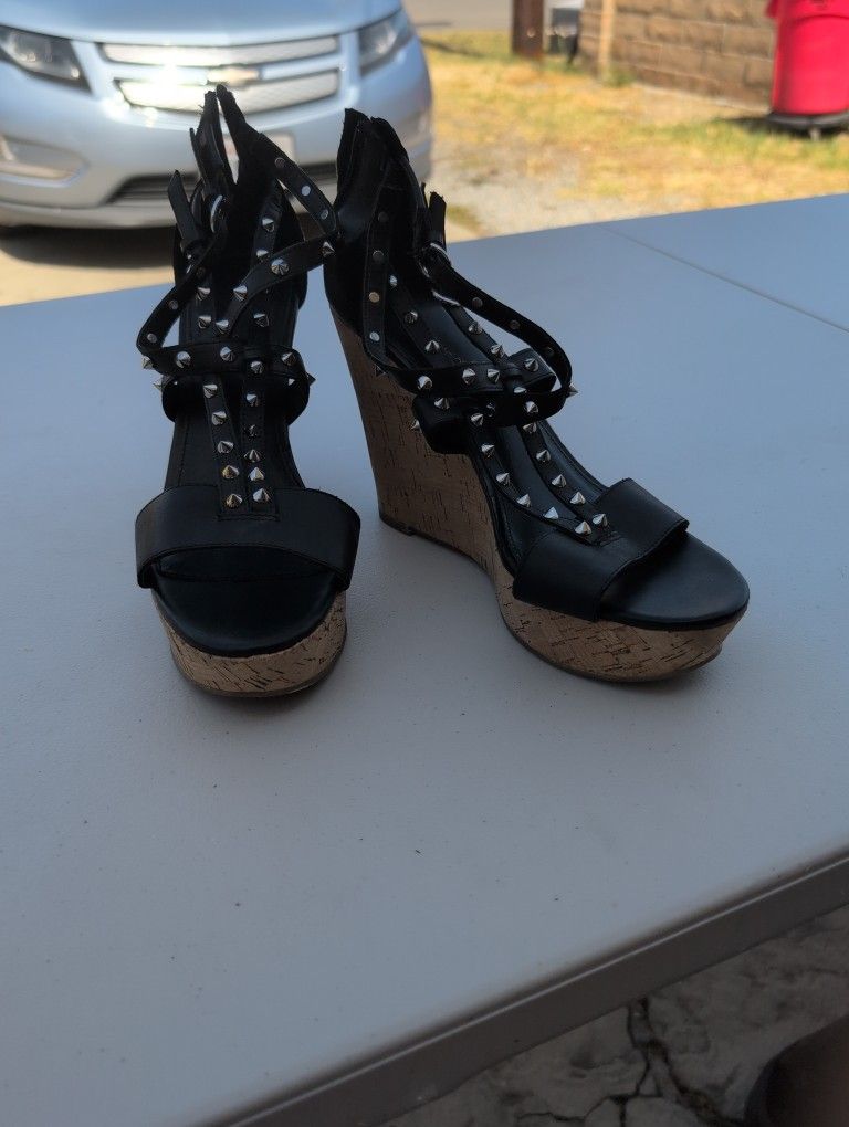 Mark Fisher Studded Wedge Heel Size 10