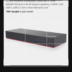 Thinkpad Thunderbolt 3 Gen 2 (Work From Home)