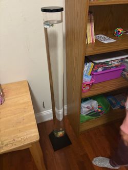Tall Acrylic Tube Sensory Liquid Timer