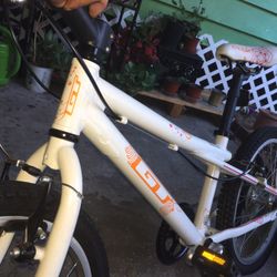 GT Kids BMX Bike White and Orange