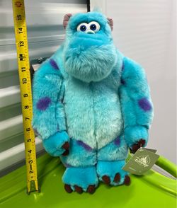 Disney’s Monsters Inc. Pixar Sully Sullivan plush toy stuffed animal blue purple kitty new with tags Disney store