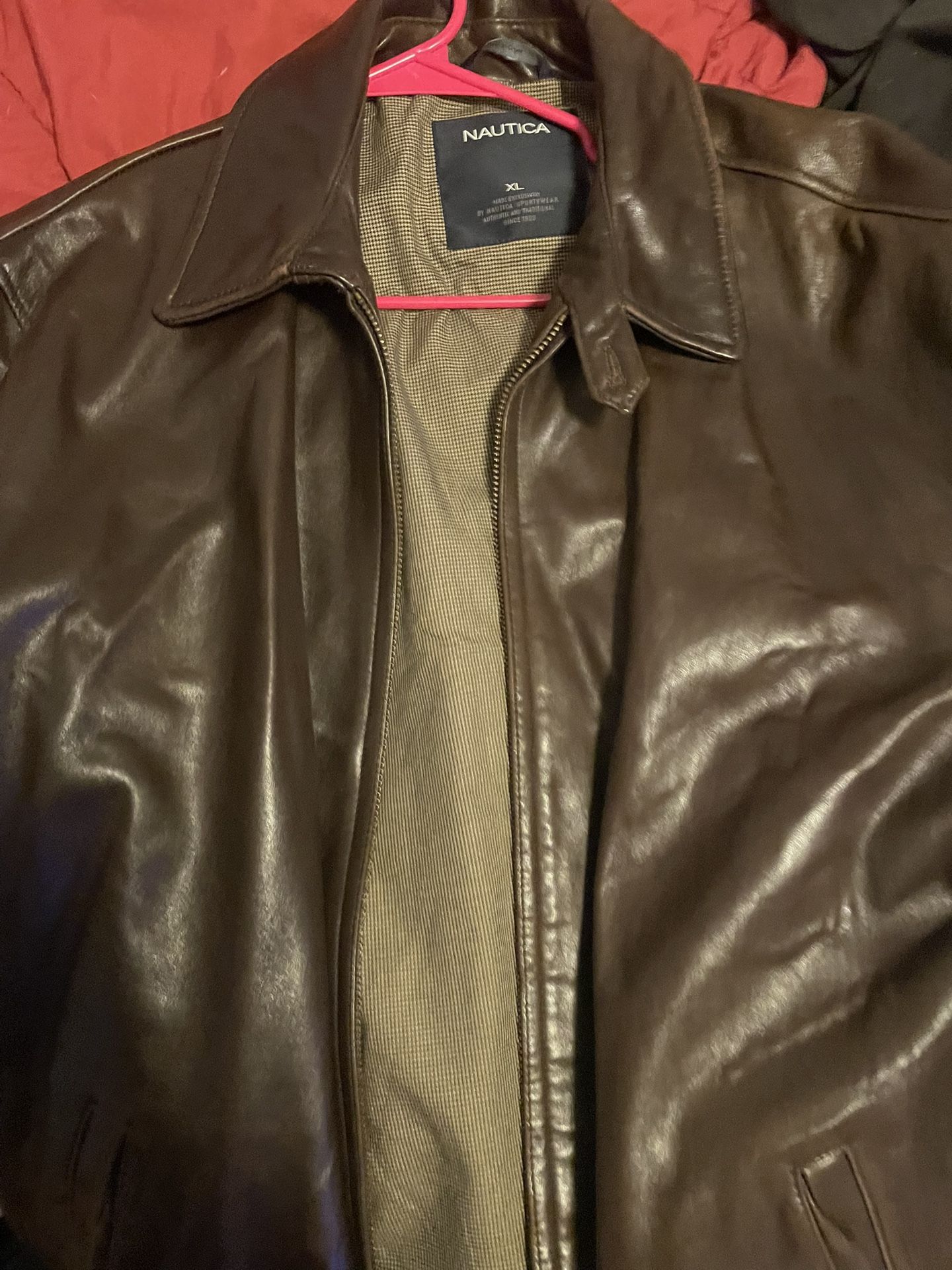 Real Leather Nautica Coat / Jacket 