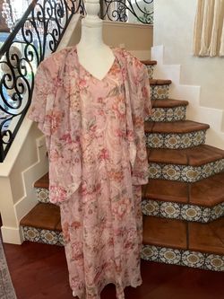 Women’s Vintage Two- Piece Chiffon Dress set