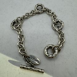 Vintage Lois Hill Designer Sterling Silver Bracelet 