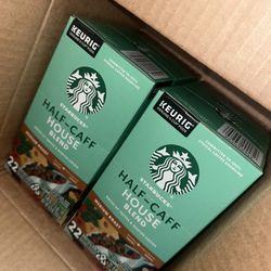 Starbucks Keurig Half-Caff Medium Roast Coffee Pods - 44 K-Cups