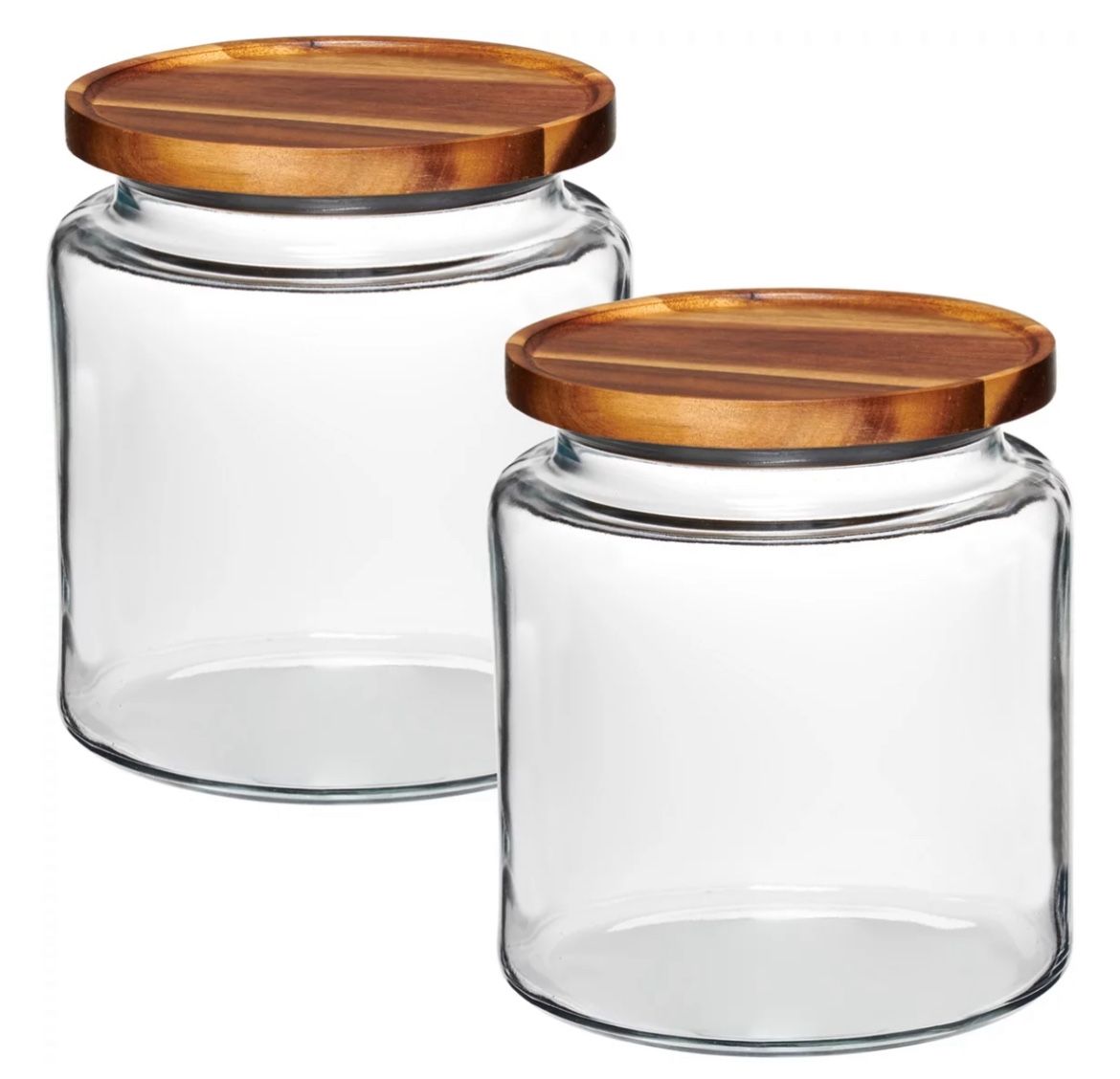 2Pack Anchor Montana Jar W/ Acacia Lids