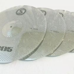 S 305 Low Volume Cymbals Set (FREE Cymbal Bag) Video Demo In Desc.