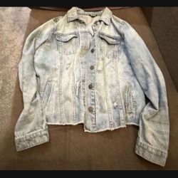 Juniors Jean Jacket Size Small