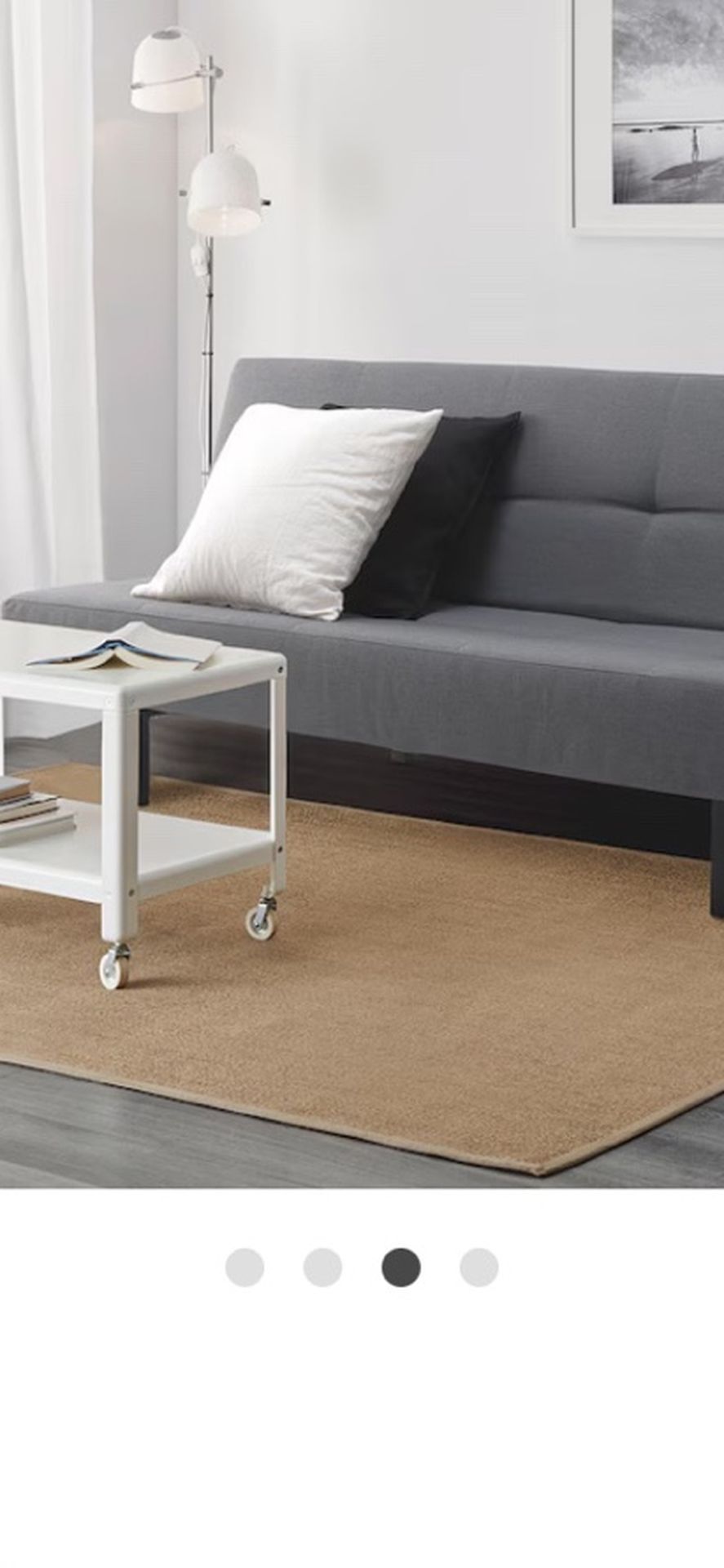 Sleeper Sofa Light Gray