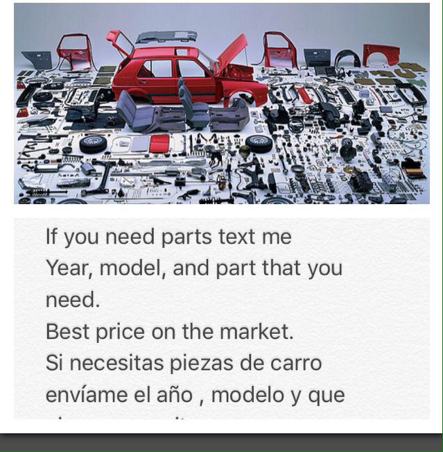 Used auto parts . Best price on the market