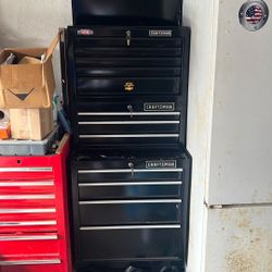 Craftsman Toolbox, Top, Middle And Bottom