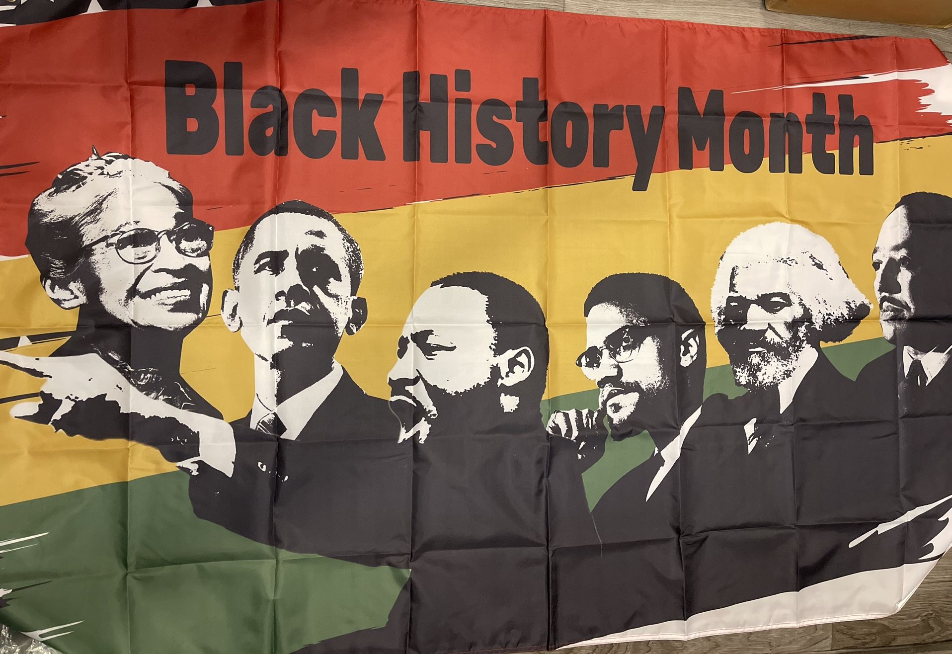 Black History Month Photo Booth Backdrop African American Famous People Indoor Outdoor Party Wall Background (7×5ft)