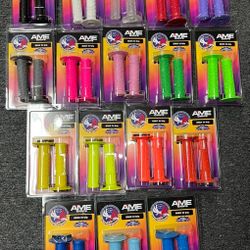 New AME BMX Tri Grips w/ Flange 120mm 