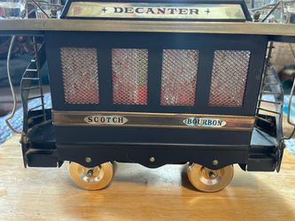 Vintage Capo Di Monte musical trolley