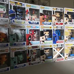 Various Funko Pops