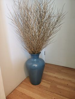 Decorative Vase W Hand Painted Branches