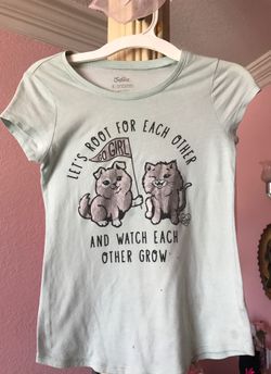 Girls justice shirt size 8